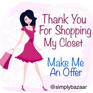 ❤️ THANK YOU FOR SHOPPING MY CLOSET❤️